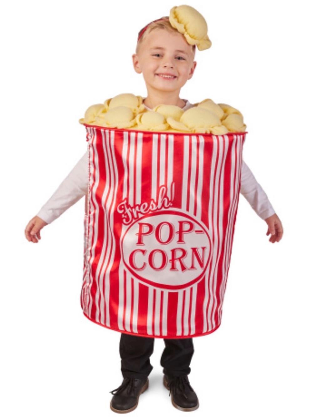 FUN OF A KIND 🍿 POPCORN BUCKET🍿 2PC KIDS COSTUME ONE SIZE (4-10) 🌟NWT🌟